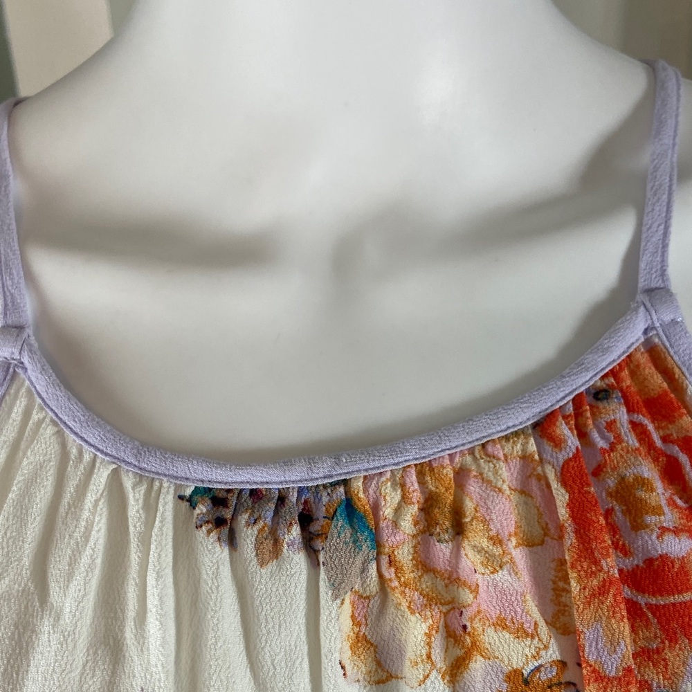 Free People Break Free Floral Camisole tank top halter draped flowy - Picture 3 of 10